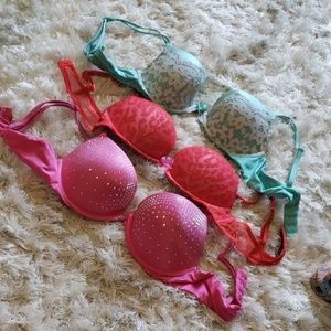 Three 34B Victoria's Secret Very Sexy Bras